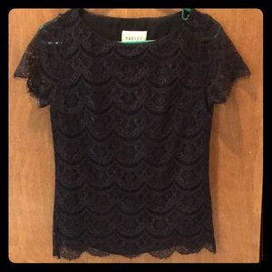 Black Lace Blouse